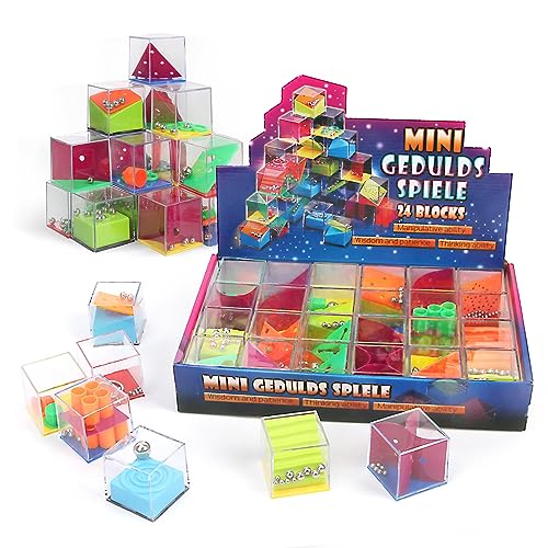 Top Right Toys Mini Fidget Puzzle Boxes, 24 Piece Assorted