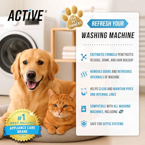 Save 33% on ACTIVE Washing Machine Cleaner for Pet Owners