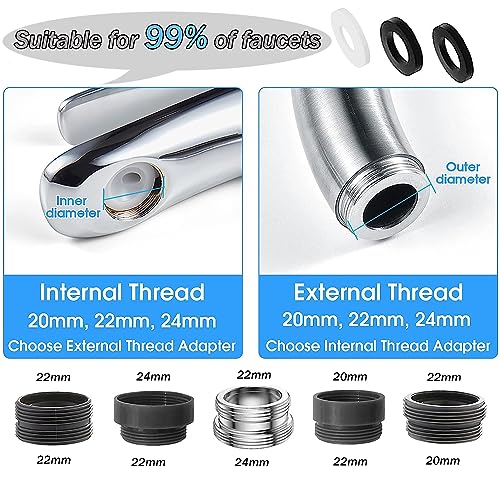 Aeratore Rubinetto, 360° Girevole Aeratore