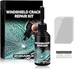 2026 New Windshield Crack Repair Kit, Universal Cracks Gone Glass Repair Kit, Premium Car Windshield Crack Repair Fluid, Glass Repair Liquid for Cracks, Glass Repair Fluid for Star Shaped Crack