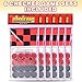 Gamie Checkers Board Game for Kids, Set of 6, Classic Checkers with Red and Black Pieces, Fun Travel Games for Kids and Adults, Cool Birthday Party Favors and Goodie Bag Fillers