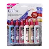 Tulip 23427 Dimensional Glitter Fabric Paint, 6-Pack