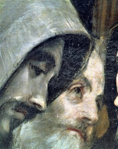Tableaux Peinture sur Toile l'enterrement d'Oforgaz El Greco Décoration 60x90cm