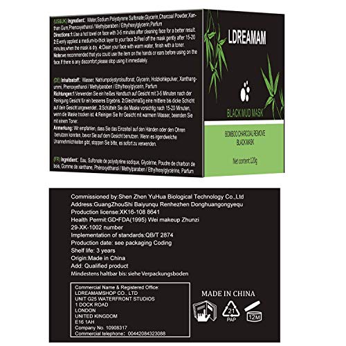 Blackhead Remover Mask,Peel Off Blackhead Mask,Purifying Black Face Mask - Deep Cleansing Facial Mask for Face &Nose
