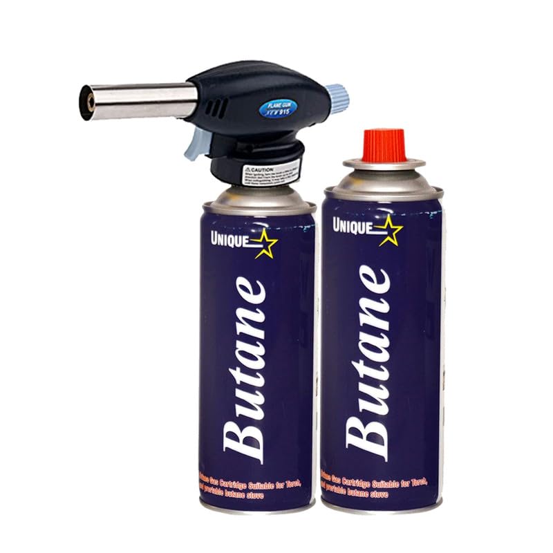Generic Automatic Camping Gas Torch Blowtorch Welding Flame Gun Food ...
