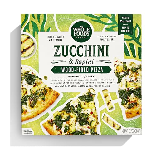 Whole Foods Market Zucchini Rapini Pizza, 13.8 OZ