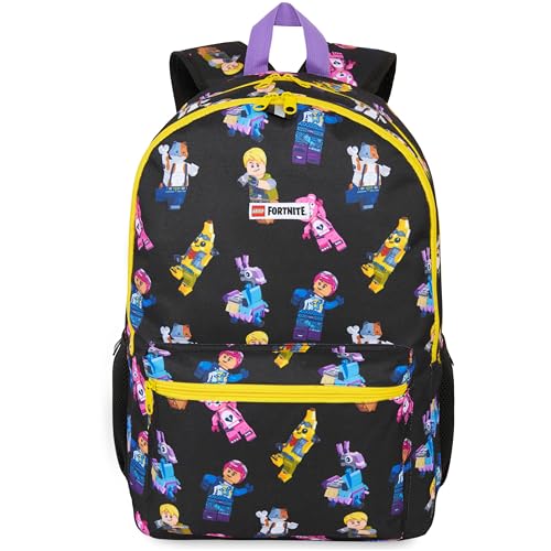 Get Trend Lego Fortnite Boys Backpack with Padded Adjustable Straps, 18 In