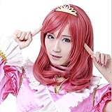KAPVXRKI LoveLive! Love Live Maki Nishikino Cosplay Wig Heat Resistant Synthetic Wigs for Halloween Costume Party Role Play+Wig Cap