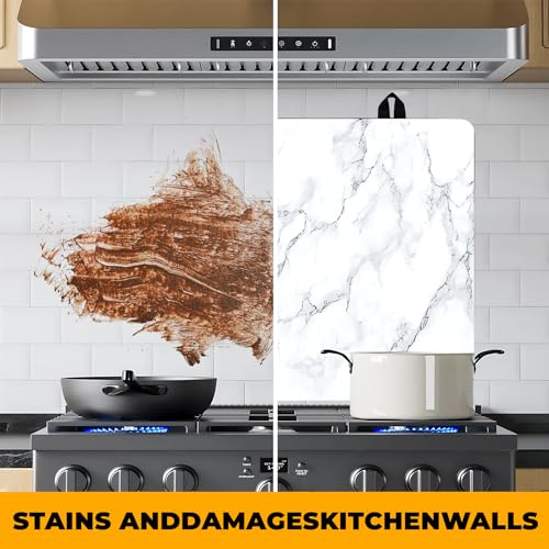 Image of Stove Top Cover for Home Decoration Kitchen Pad Washable Cooktop Covers Countertop Stove Protector Mat for Home Kitchen Cooktops (white, 28 inchx20 inch)