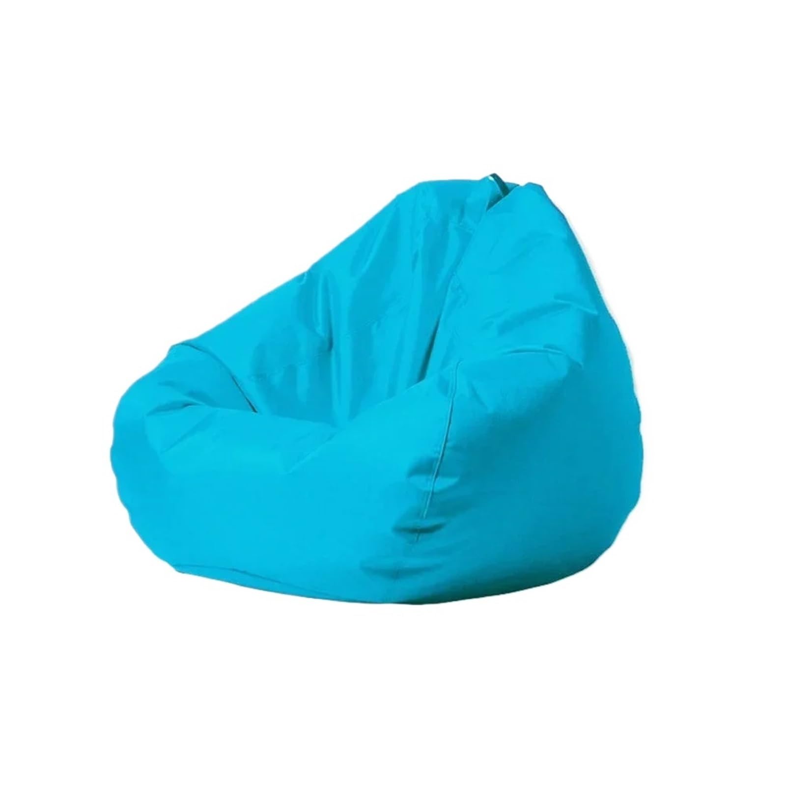Funda Puff Funda de puf sin relleno en el interior(Lake blue,D70cm-cover)