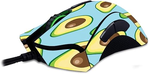 MightySkins Skin compatible con Razer Deathadder Elite - Aguacates azules Funda protectora de vinilo duradera y única Fácil de aplicar, quitar y