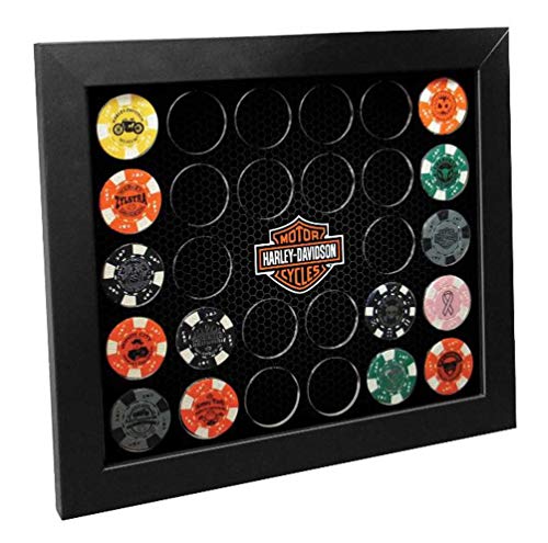 Harley-Davidson Poker Chip Frame