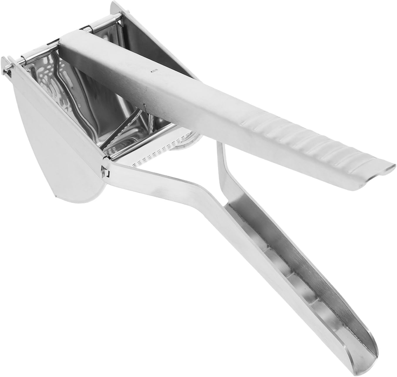 VALICLUD Effortless Cooking Stainless Steel Potato Masher Ricer and Garlic Press Tool Compact Design for Easy Storage