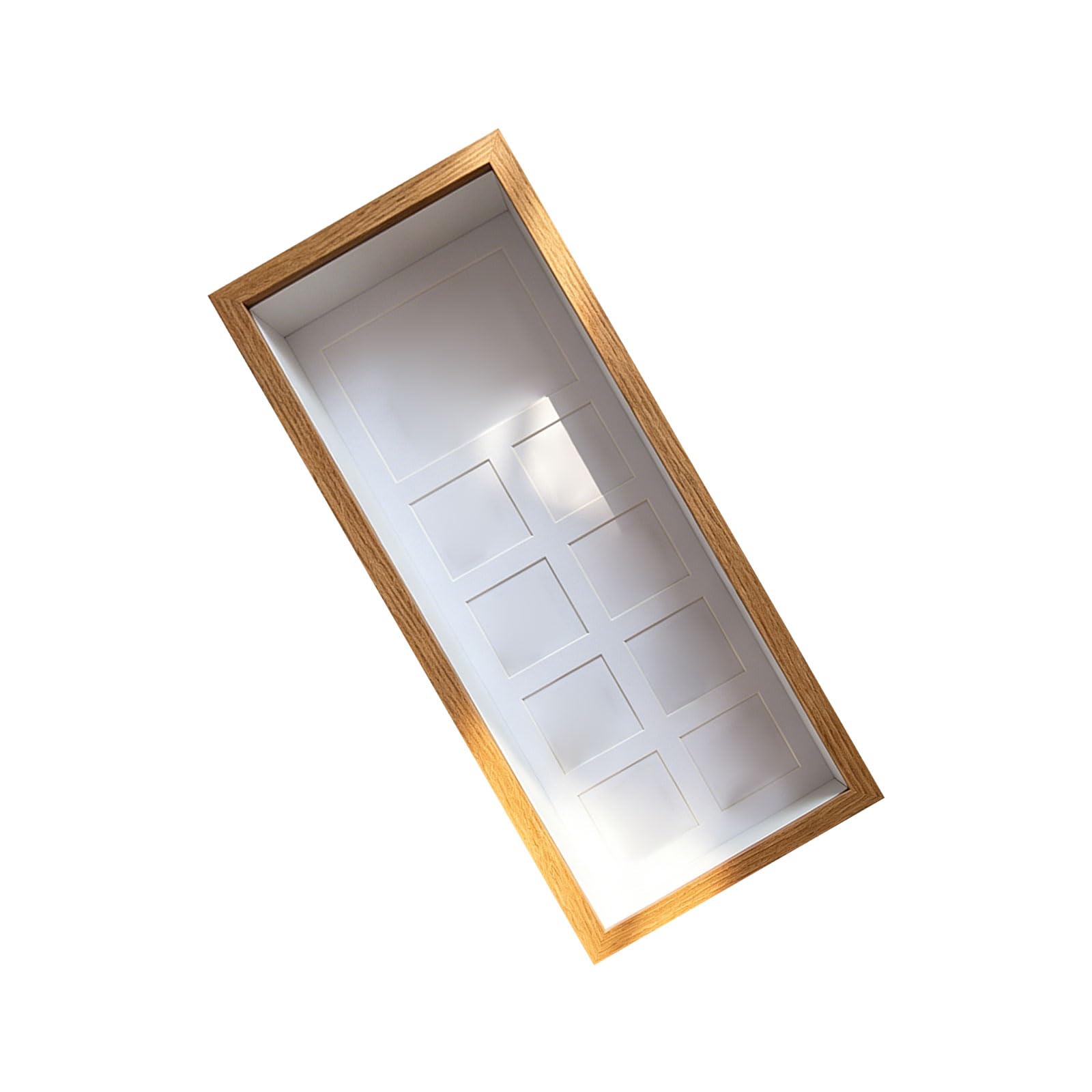 alloneslife Handcrafted Exhibition Frame Designed for Organic Items Using Sustainable Processed Board for Study Room Display Frame