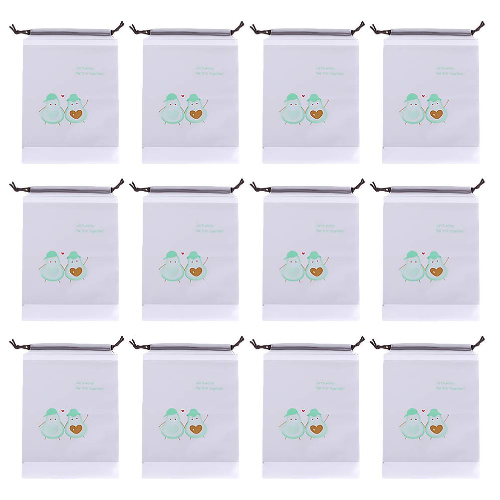 ABOOFAN12pcs Drawstring Bag Bundle Pocket Avocado Storage Pouch Cinch Backpack Party Favor Supply