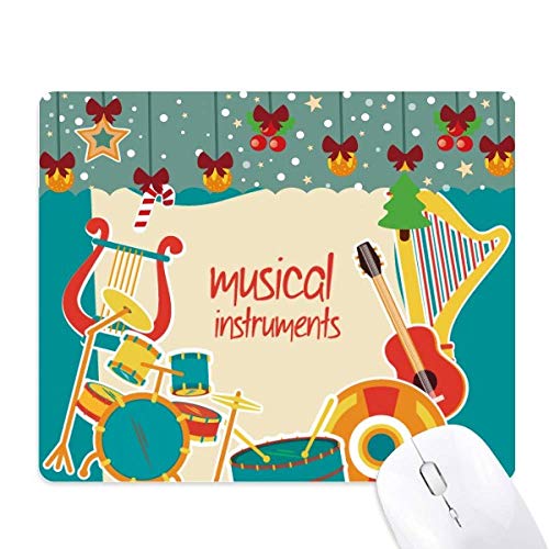 Tapis de souris musique et batterie pour embellir votre bureau de Noël