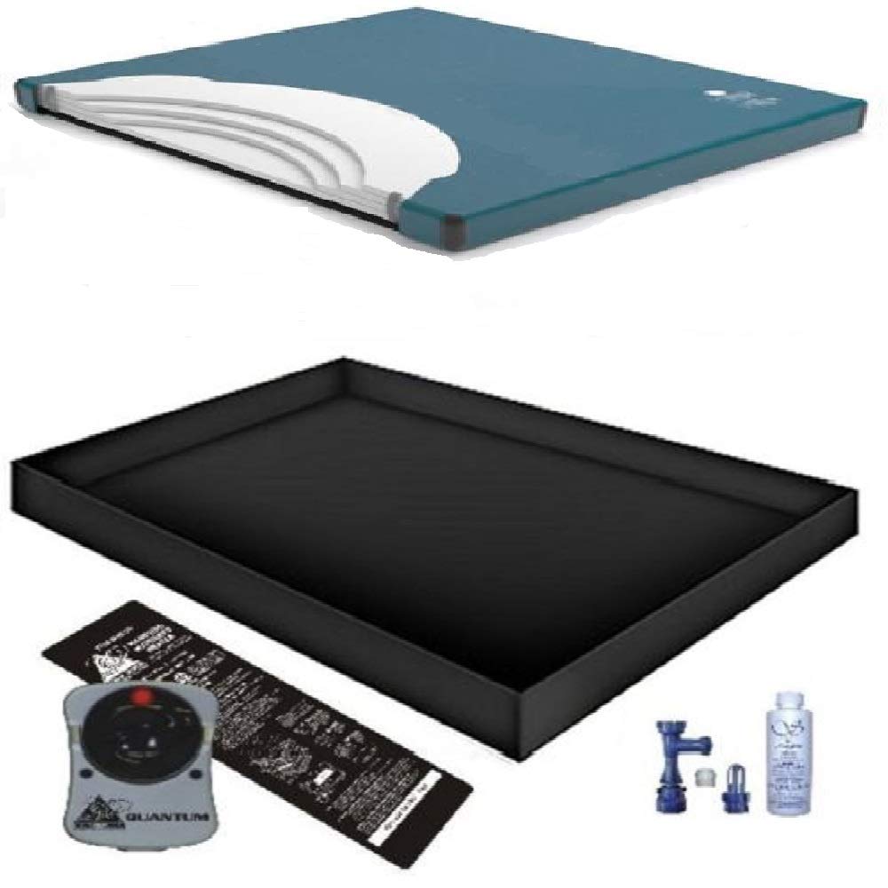 US 90% WAVELESS WATERBED Mattress/Liner/Heater/Fill Drain/Conditioner KIT (Queen 60x84 1US4000G2)