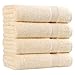Superior Luxurious Soft Hotel & Spa Quality Bath Towel Set of 4, Made of 100% Premium Long-Staple Combed Cotton - Canary, 30" x 54" each