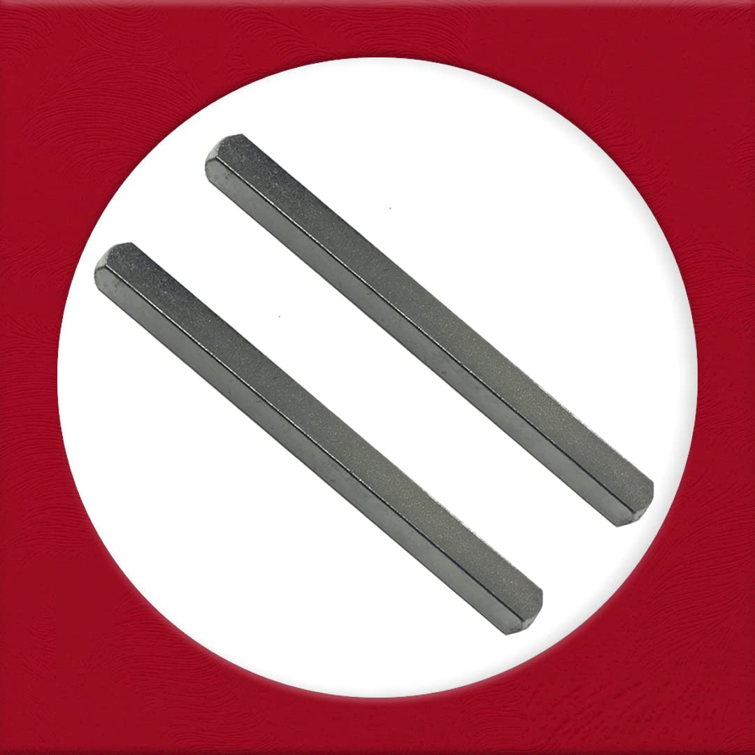 Door Handle Spindle Bar for Windows and Doors Silver Finish, Pack of 2 (8mm x 90mm) - Image 3