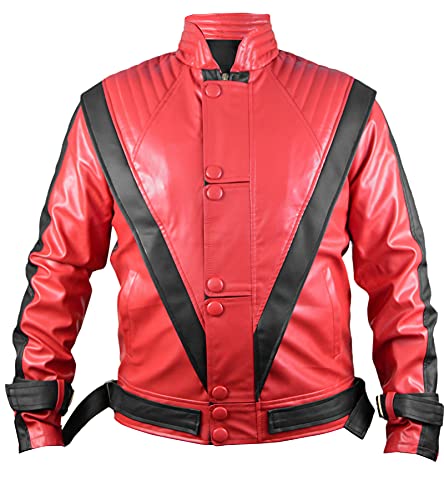 TLW Party&Dance, Red & Black Leather Jacket, FAUX Leather2