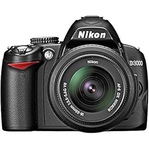 Nikon D3000 10.2MP Digital SLR Camera with 18-55mm f/3.5-5.6G AF-S DX VR Nikkor Zoom Lens