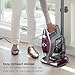 Shark HV322 Rocket Pet Plus Corded Stick Vacuum with LED Headlights, XL Dust Cup, Lightweight, Perfect for Pet Hair Pickup, Converts to a Hand Vacuum, with (2) Pet Attachments, Bordeaux/Silver