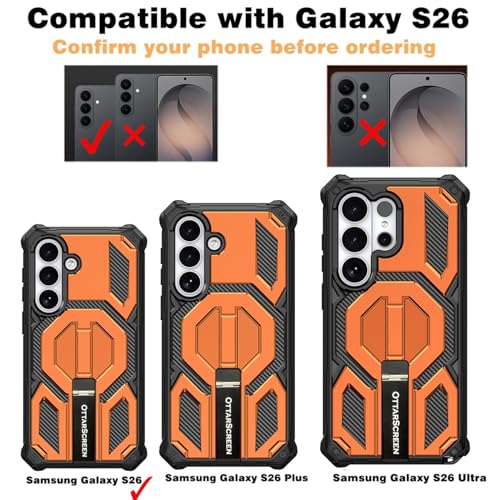 Coque Samsung Galaxy S26 aimantée antichoc robuste avec support - 4