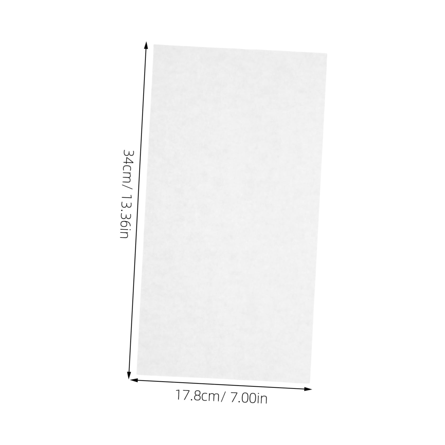 Feuilles de Papier Parchemin 300 Pièces Blanc 34x17,8 Cm