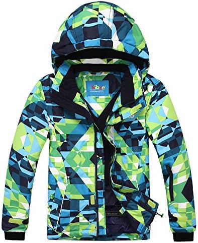 PHIBEE Big Boy's Waterproof Breathable Snowboard Ski Jacket Size 7