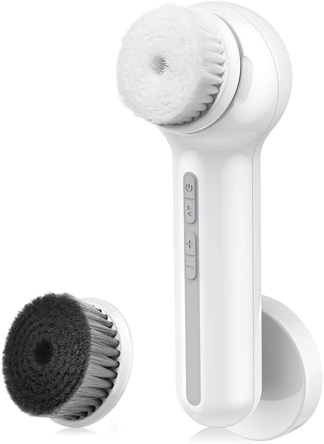 Face Scrubber Exfoliator, TOUCHBeauty Upgraded Rechargeable Electric Facial Cleansing Brushes with 3 Brush Heads,360° Spin Rotation for Exfoliating, Massaging and Deep Cleansing, Waterproof Face Scrubber Exfoliator, TOUCHBeauty Upgraded Rechargeable Electric Facial Cleansing Brushes with 3 Brush Heads,360° Spin Rotation for Exfoliating, Massaging and Deep Cleansing, Waterproof