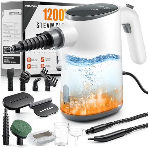 TEEVOGO 1200W Handheld Steam Cleaner