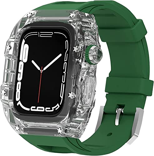 Coque Apple Watch Ultra 49 mm silicone transparent protection complète iWatch SE