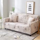 ASCV Housse de canapé Tight Wrap Housse de canapé Extensible Serviette de canapé pour Meubles Fauteuil L-Style Sofa sectionnel fundas A9 2 Places