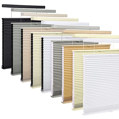 LazBlinds Top Down Bottom Up Cordless Cellular Shades, 45" W x 64" H, Grey by LazBlinds - Used condition - Image 6