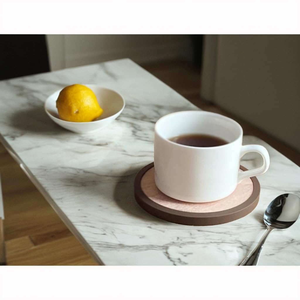 Absorbent Coasters for Drinks with Holder, 6packs - Image 2