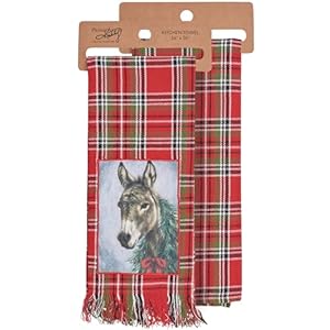 Primitivesbykathychristmasdonkeykitchentowel Urban Country Home Decor Primitives by kathy christmas donkey kitchen towel urban country home decor