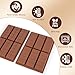 Ninsula Chocolate Molds 3P, Food Grade Chocolate Molds Silicone, Non-Stick Deep Large Chocolate Bar Mold for Dubai Pistachio, Candy, Snacks and Desserts