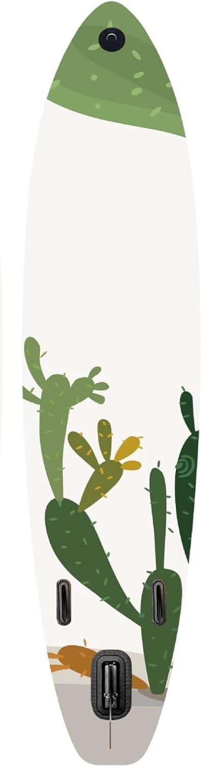 Paddleboard Paddle Board Inflatable Surfboard Stand Up Surfing Portable Layer Fold Deck Paddle Sap Boards for Surfing (One Color 320 * 81 * 15CM)