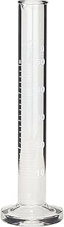 GSC International CSS50 Glass Gsc Single Scale Cylinder, Borosilicate Glass, 50 mL, 1.6907 Quart Capacity, 0.33814 Quart Graduation Interval
