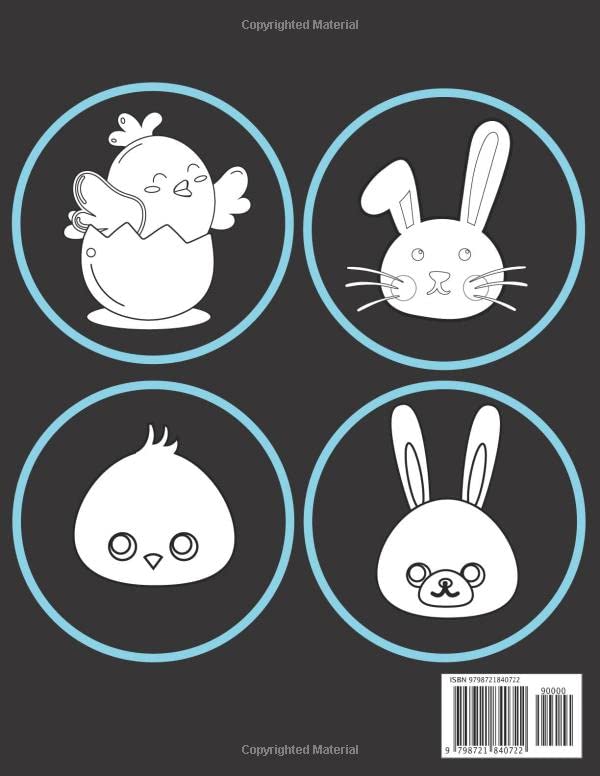 Easter Coloring Book For Kids: Activity Books For Children And Preschoolers Perfect Gift image 3