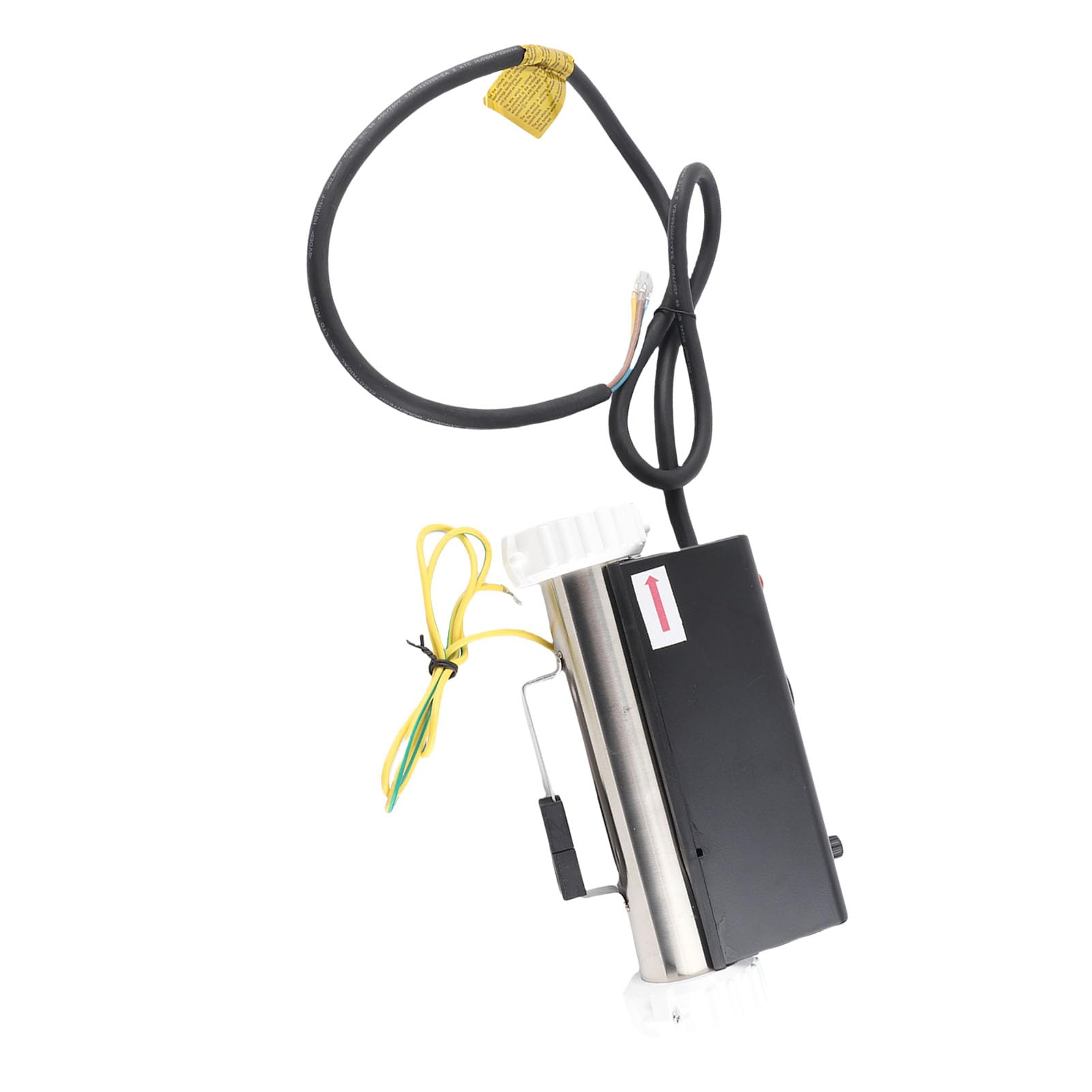 lyrlody Réchauffeur de Piscine électrique, Thermoplongeur pour Spa, Chauffe-Eau avec Thermostat, Régulation Automatique de la Température avec Pressostat, Hardwired pour Spa, Baignoire, (3KW)