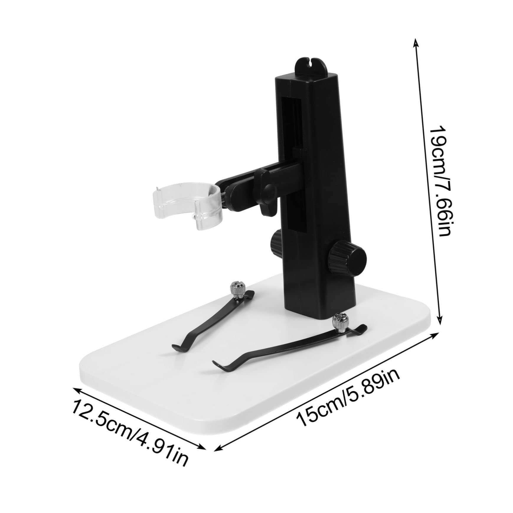 GAROZATION Adjustable Bracket Base for Digital Microscope Microscope Holder Stable Support and Easy Installation