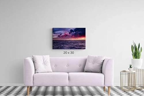 Miniatura 8 de Sail Boat Sunset Wall Art Photo Composite  Beach Nautical Wall Art Images Nature Landscape Photography  Tropical Coastal Office Home Decor (Glossy