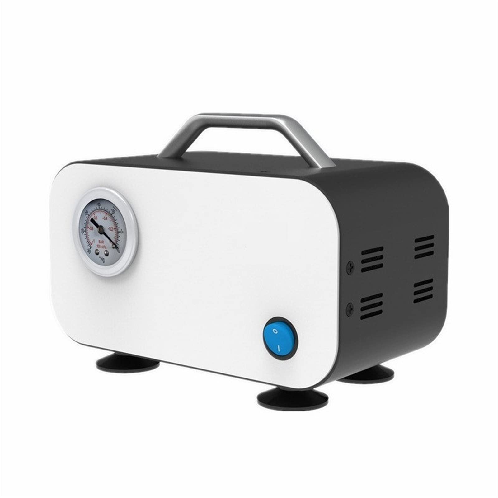 Laborgeräte Mini-Ölfreie Membran-Vakuumpumpe Öllose Labor-Vakuumpumpe 10 L/min Tragbare Unterdruck-Vakuumpumpe