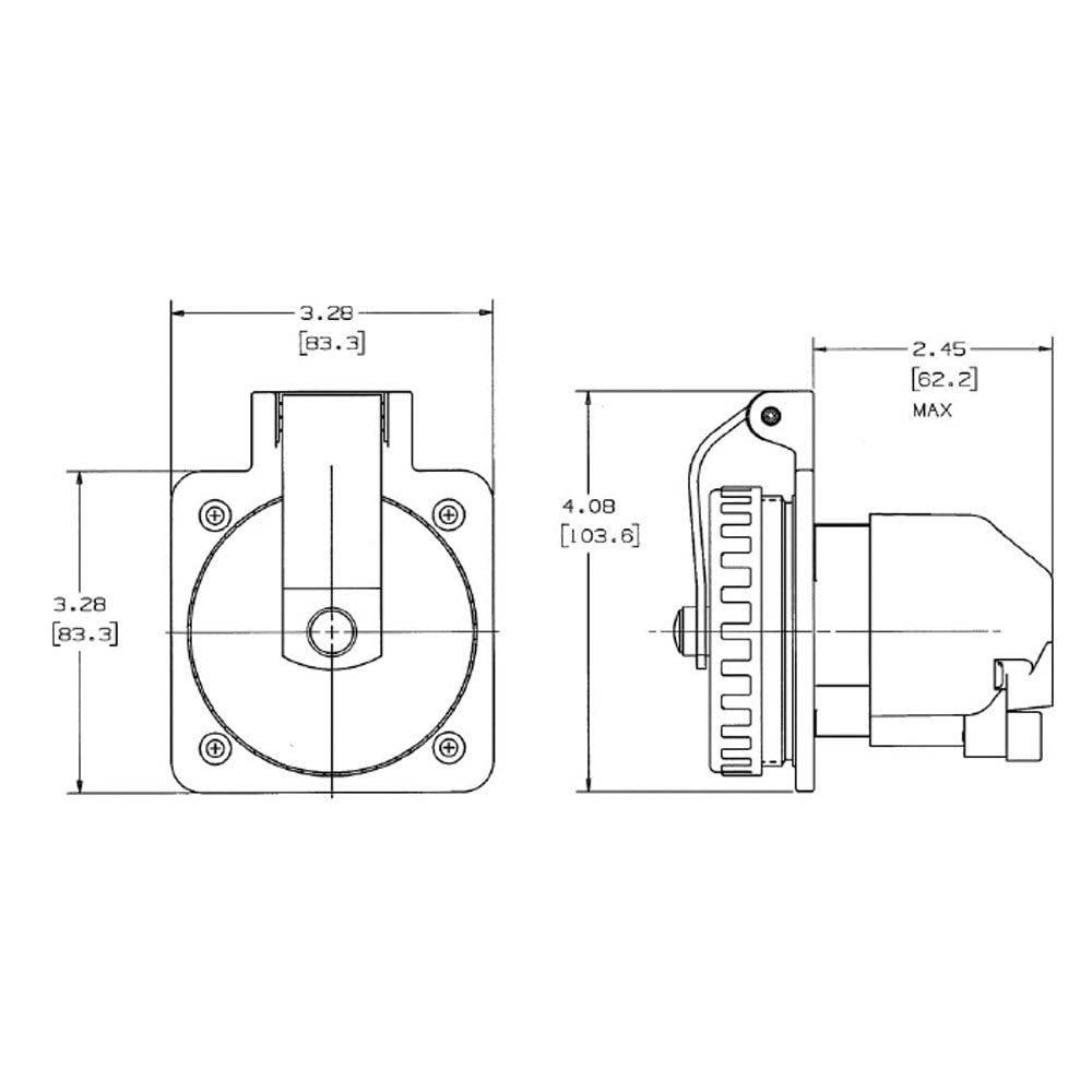 Hubble 16a Stainless Steel Plug One Size