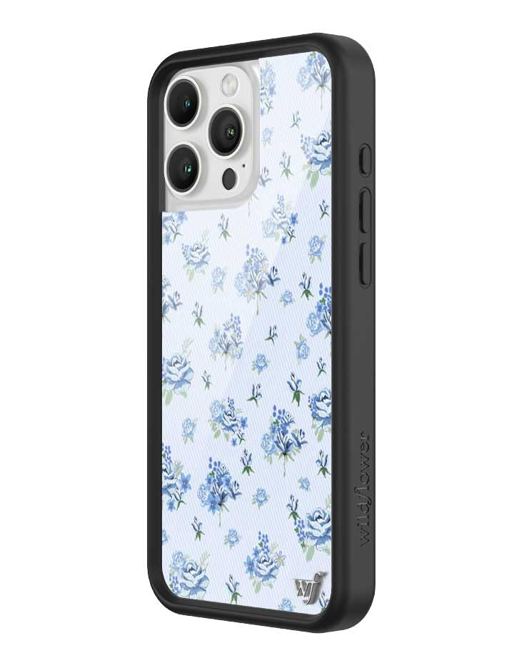 Image of Wildflower Cases - Compatible with iPhone 16 Pro Max | Protective Bumper, 6.5ft Drop Test Certified, Women Owned Small Business | Forget Me Not Floral