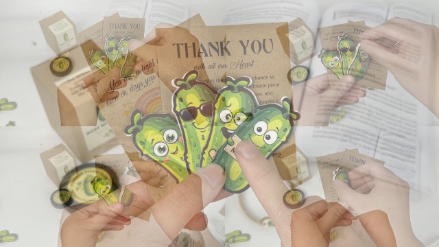 Positive Pickle Jar 60 Daily Affirmation Cards Support Pickle Socks Key Chain Women Mom Girls Christmas Gifts Xmas Stocking Stuffers Trendy Stuff Bir - View #2