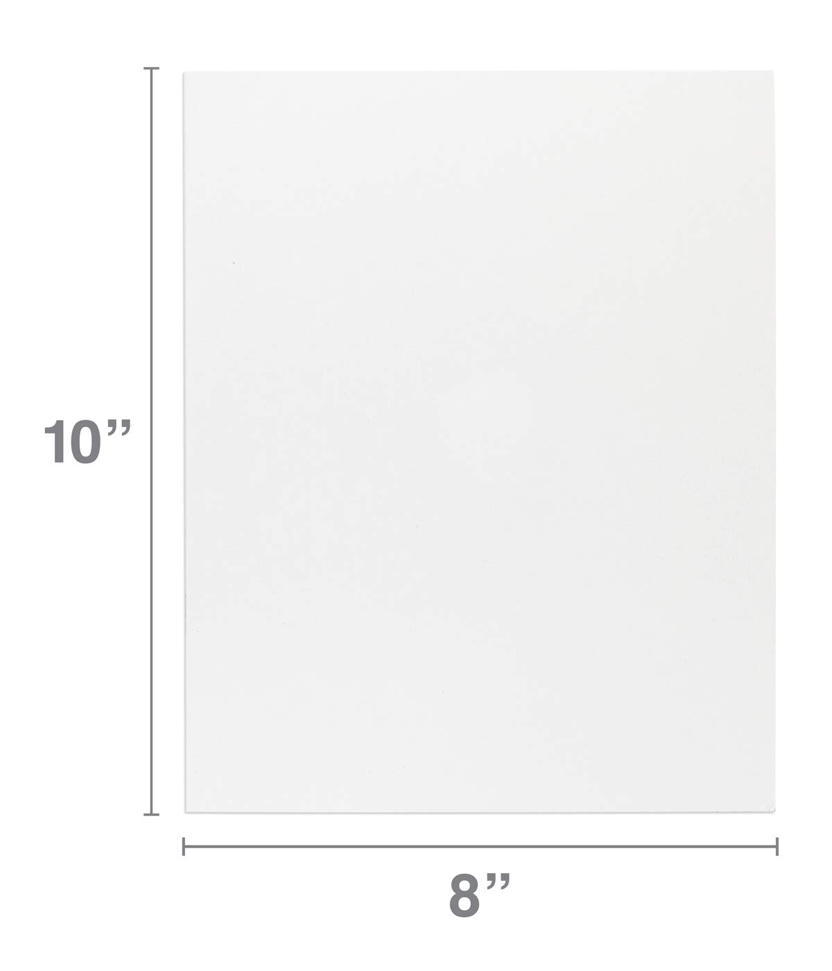 Hygloss Cardboard-Tagboard for Crafts, Backing for Photos and Documents, Scrapbooking and More-Approx. 28 pt. Thickness-8 x 10 inches-Pack of 25, 8 x 10-Inch, None
