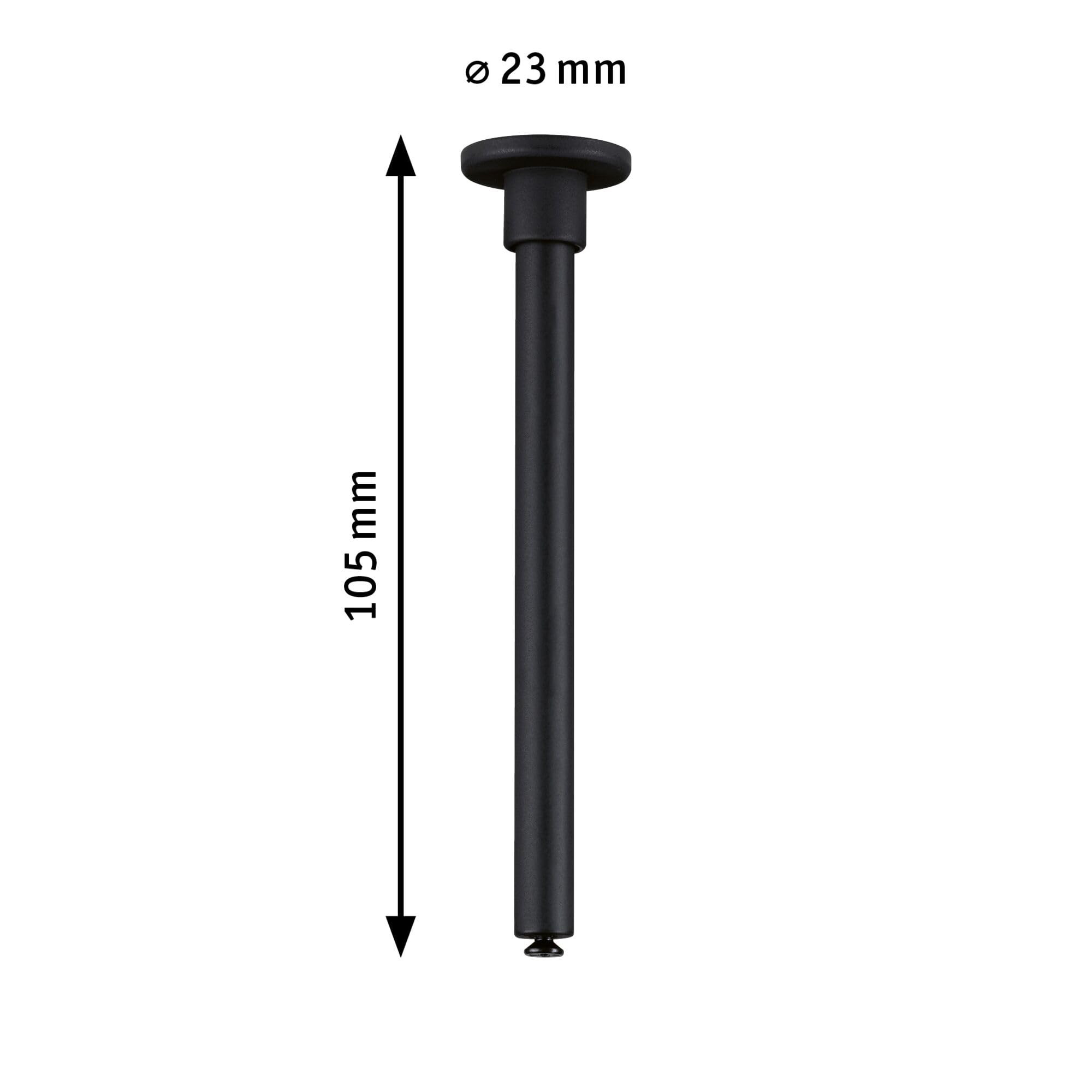 Paulmann URail Schienenabhängung 105 mm Schwarz matt Schienensystem