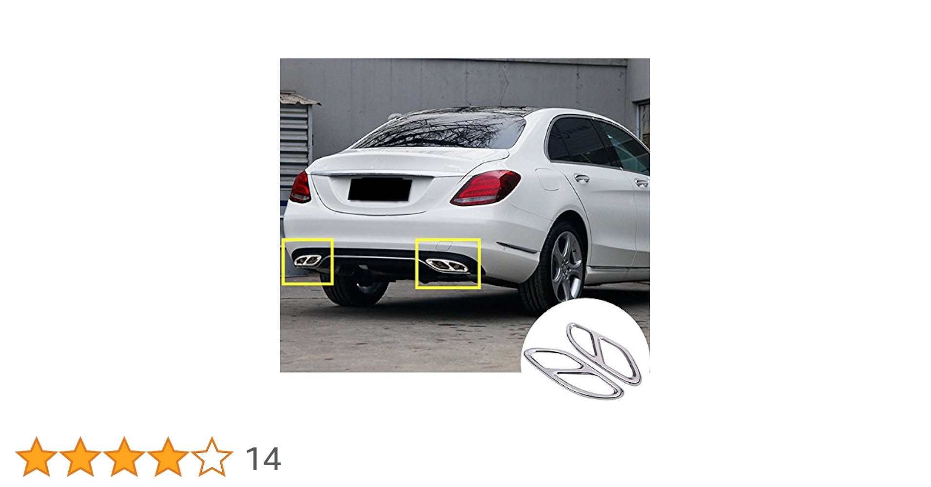 つかさ売り切り！！【美品】ベンツw205 Cクラス　★ストレートマフラー★ ◇ベンツ W205/C205/S205用 2019後期C43 タイプ艶黒